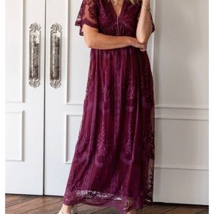 Pink Blush Lace Dress